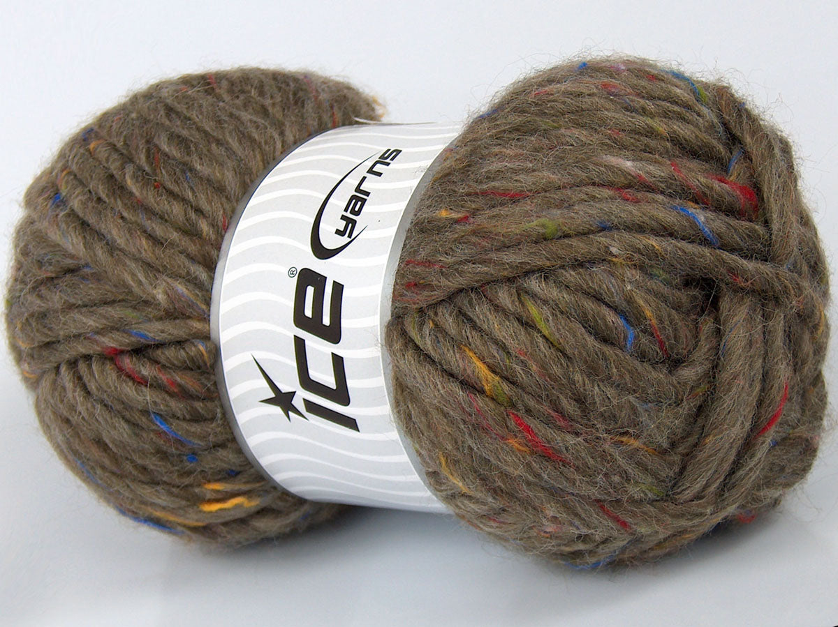200 gr ICE YARNS SALE LUXURY-PREMIUM (100% Wool) Hand Knitting Yarn Camel