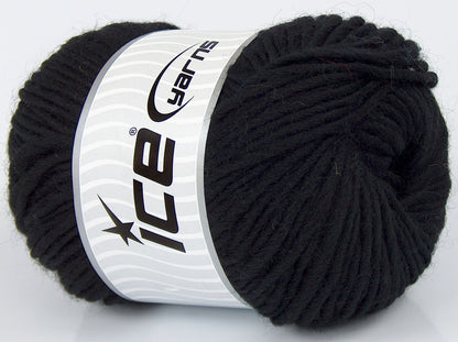 Lot of 4 x 95gr Skeins Ice Yarns SALE LUXURY-PREMIUM (100% Wool) Yarn Black