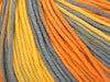 Orange, Gelb, Kamel, Grau
