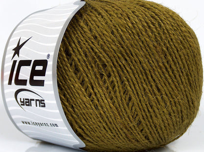 Lot of 4 x 100gr Skeins Ice Yarns HEMP FINE (100% Hemp Yarn) Yarn Green