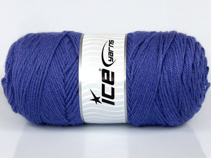 Lot of 2 x 170gr Skeins Ice Yarns CHICLAYO Hand Knitting Yarn Lavender