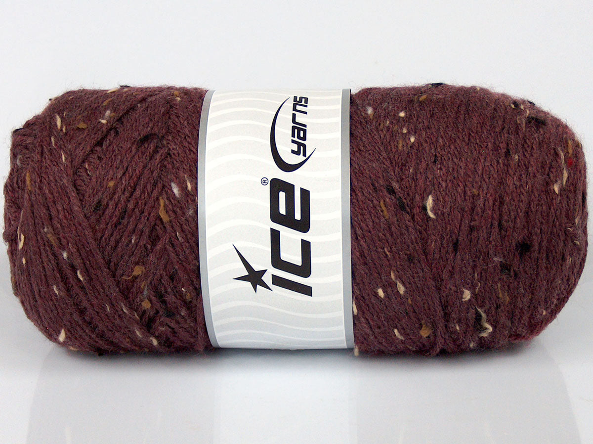 Lot of 3 x 145gr Skeins Ice Yarns MISC SALE Hand Knitting Yarn Maroon