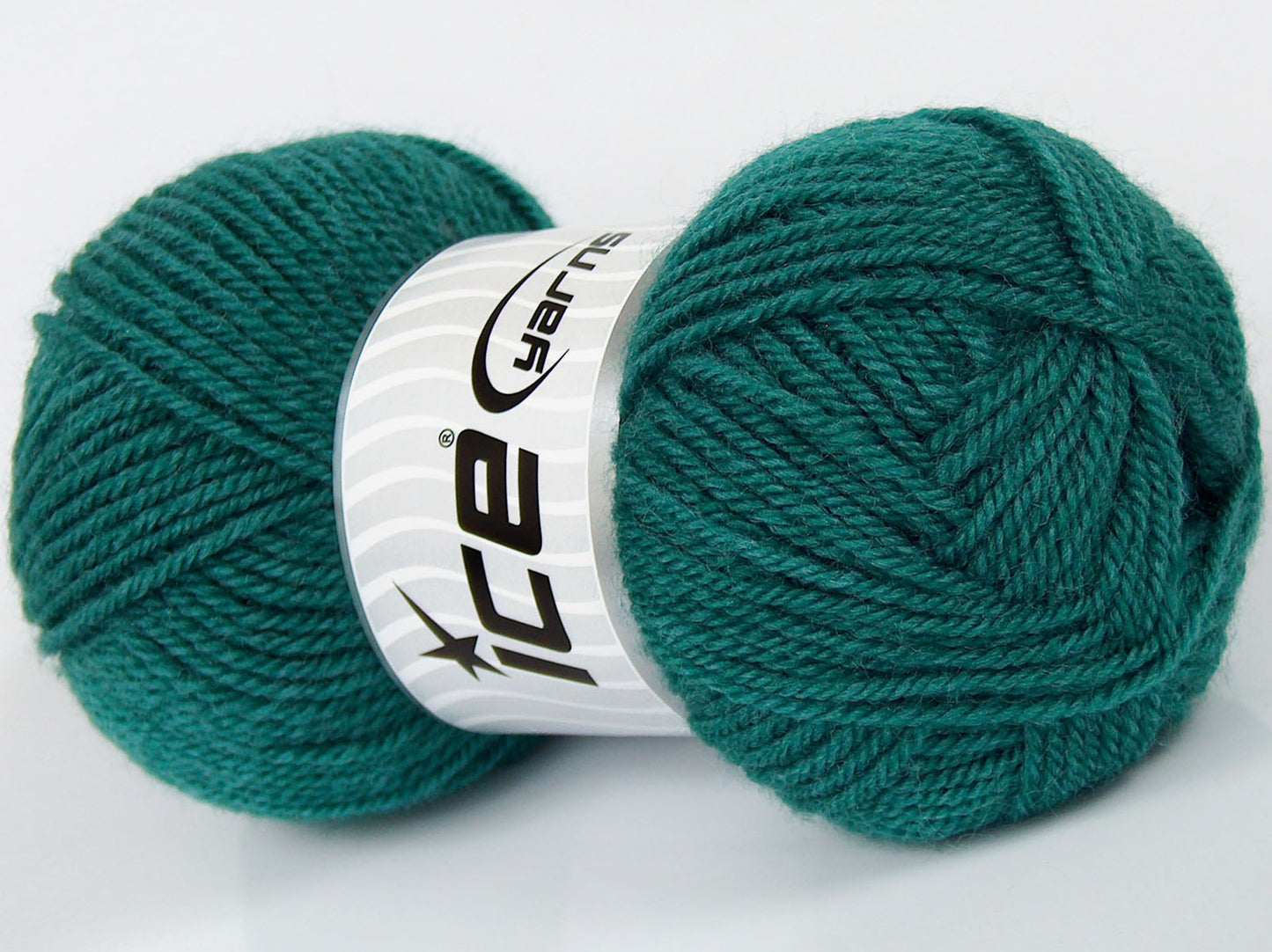 Lot of 4 x 60gr Skeins Ice Yarns SALE PLAIN Hand Knitting Yarn Emerald Green