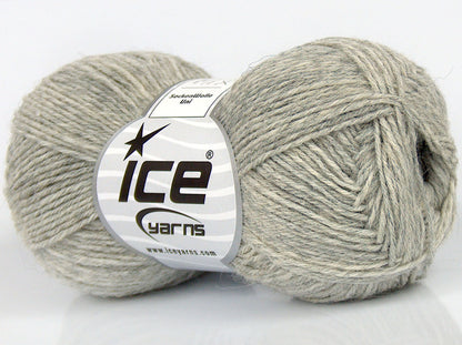 Lot of 8 Skeins Ice Yarns SOCKENWOLLE UNI (75% Superwash Wool) Yarn Light Grey