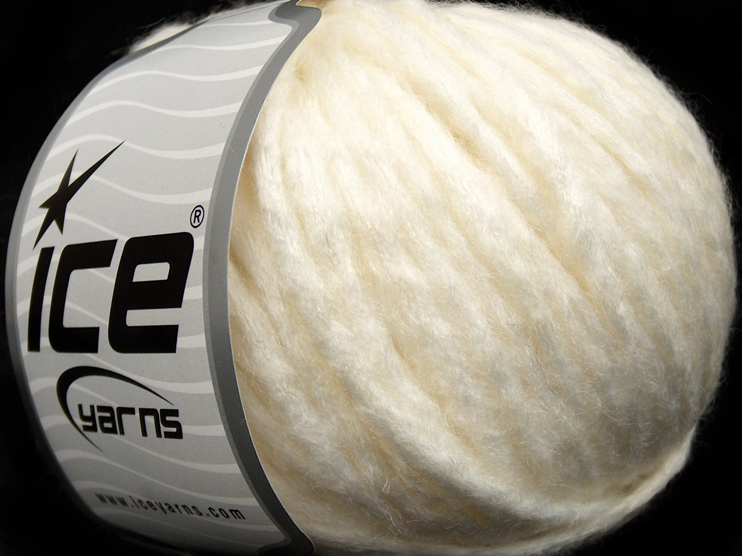 Lot of 8 Skeins Ice Yarns SALE WINTER (30% Wool) Hand Knitting Yarn White