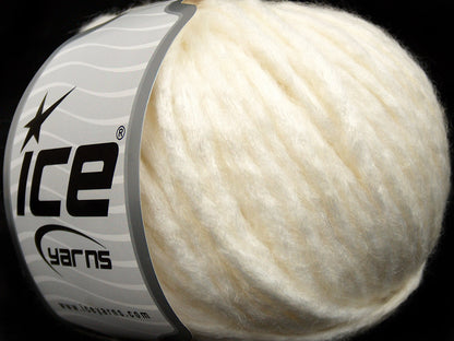 Lot of 8 Skeins Ice Yarns SALE WINTER (30% Wool) Hand Knitting Yarn White
