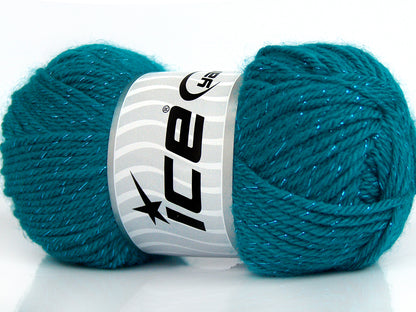 Lot of 6 Skeins Ice Yarns STAR VEGA Hand Knitting Yarn Green