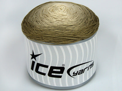 250 gr ICE YARNS CAKES SOFT TOUCH Hand Knitting Yarn Khaki Shades