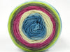 Turquoise Shades, Beige, Fuchsia, Brown, Green