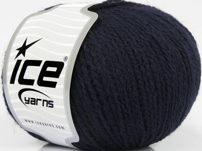 Lot of 8 Skeins Ice Yarns SALE WINTER (25% Wool) Hand Knitting Yarn Dark Navy