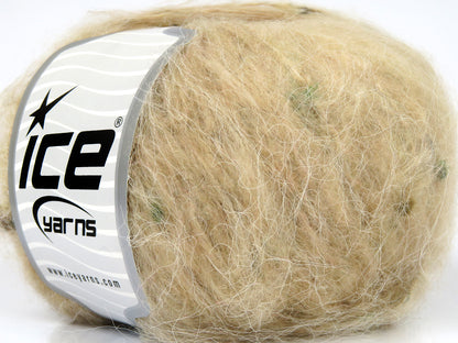 Lot of 8 Skeins Ice Yarns SALE WINTER (10% Wool 10% Viscose) Yarn Light Camel