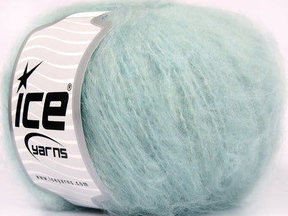 Lot of 8 Skeins Ice Yarns SALE WINTER (20% Wool) Hand Knitting Yarn Mint
