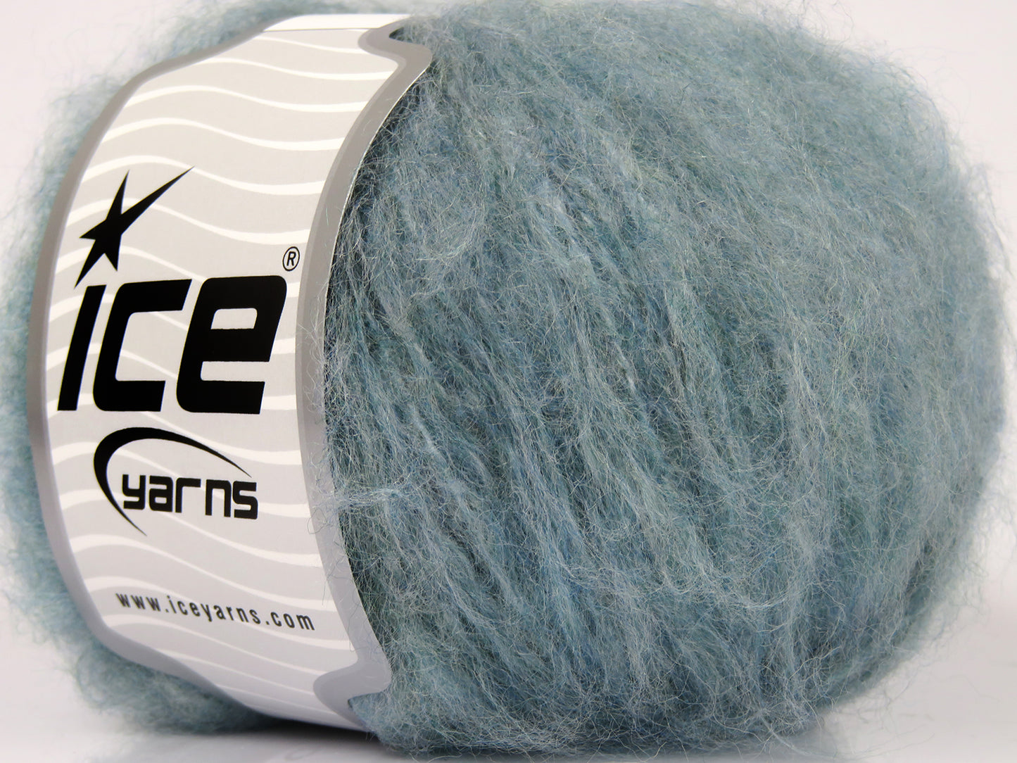 Lot of 8 Skeins Ice Yarns SALE WINTER (20% Wool) Yarn Light Green Light Turquoise