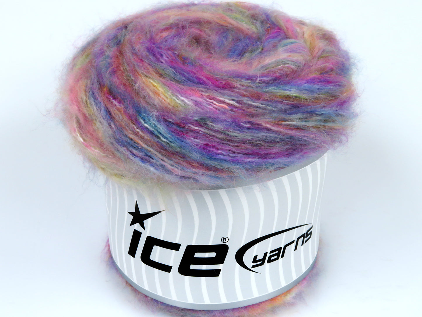 Lot of 2 x 150gr Skeins Ice Yarns CAKES ABASCO Hand Knitting Yarn Multicolor