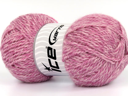 Lot of 4 x 90gr Skeins Ice Yarns SAUL (30% Alpaca) Yarn Pink Shades