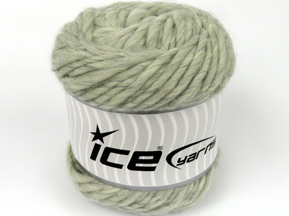 Lot of 2 x 200gr Skeins Ice Yarns PURE WOOL XL (100% Wool) Yarn Grey Melange