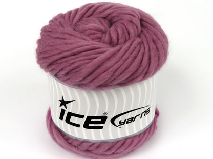 Lot of 2 x 200gr Skeins Ice Yarns PURE WOOL XL (100% Wool) Yarn Orchid