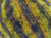 Bleu marine, orange, or, camel