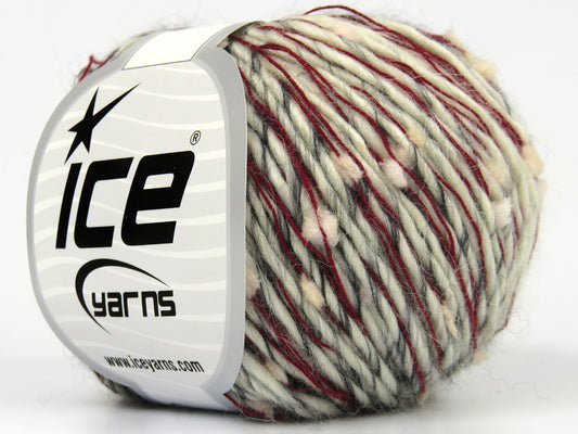 Lot of 8 Skeins Ice Yarns PENSACOLA (25% Wool) Yarn Black White Red Powder Pink