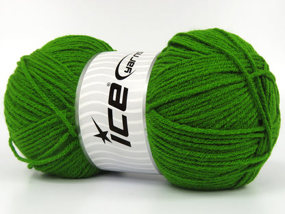 290 gr ICE YARNS BIRCHBROOK Hand Knitting Yarn Green