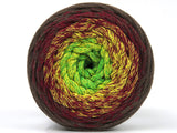 Ice Yarns Macramé Coton Magique – Vert, jaune, bordeaux, camel – 100 % coton
