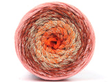 Ice Yarns Macramé Coton Magique – Orange, beige, cuivre, rose clair – 100 % coton