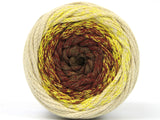 Ice Yarns Macramé Coton Magique – Nuances de marron, jaune, crème – 100 % coton