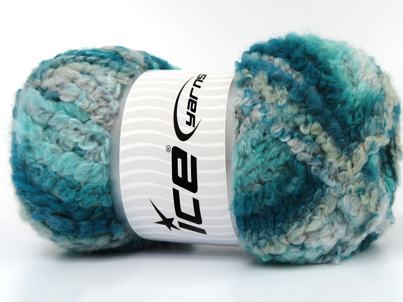 Turquoise Shades Cream Shades Wool Knitting Yarn Fast Shi