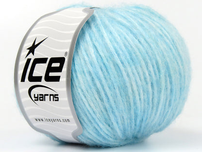 Lot of 8 Skeins Ice Yarns ROCK N WOOL (15% Wool) Hand Knitting Yarn Turquoise
