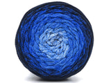 Ice Yarns Macramé Coton Magique – Nuances de bleu – 100 % coton