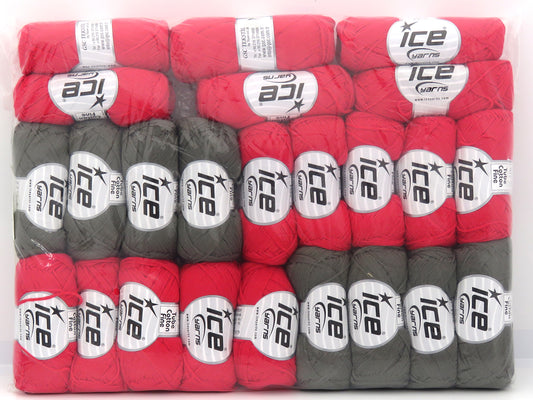 Mixed Lot Multicolor Tube Cotton Fine Yarns
