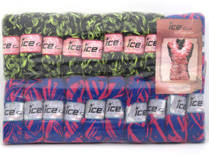 Mixed Lot Multicolor Scarf Yarns