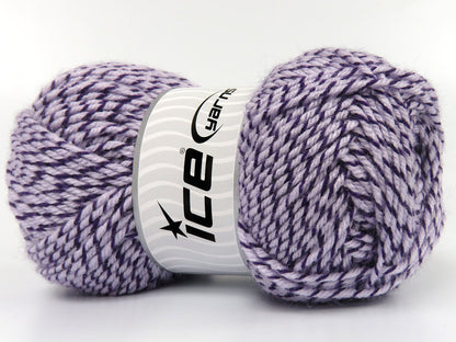 Lot of 4 x 100gr Skeins Ice Yarns KELLER Hand Knitting Yarn Purple Light Lilac