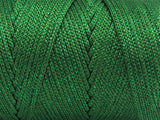 Ice Yarns Macrame Bulky Glitz – Verde – 87 % Poliéster, 13 % Lúrex Metálico