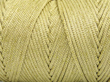 Ice Yarns Macrame Bulky Glitz – Crema, Dorado – 87 % Poliéster, 13 % Lúrex Metálico
