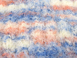 Ice Yarns Cakes Mars – Blue, Salmon, White – 40% Viscose, 30% Wool, 30% Polyamide