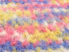 Rosa, Gelb, Blau, Lachs