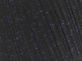Ice Yarns Namasté Glitz – Noir, violet – 84 % polyester, 16 % lurex métallisé