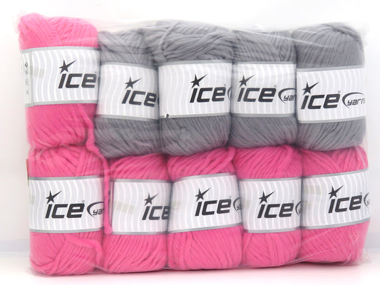 Mixed Lot Multicolor Pure Wool XL Yarns