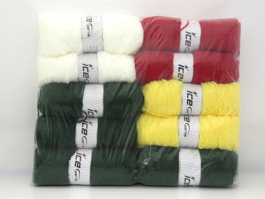 Mixed Lot Multicolor Saver Yarns