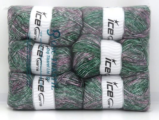 Mixed Lot Multicolor Mega Star Yarns