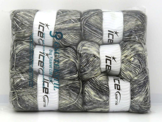 Mixed Lot Multicolor Winter Yarns