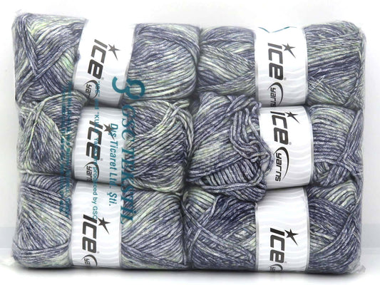 Mixed Lot Multicolor Winter Yarns