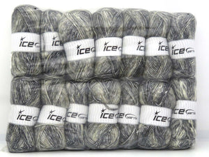 Mixed Lot Multicolor Winter Yarns