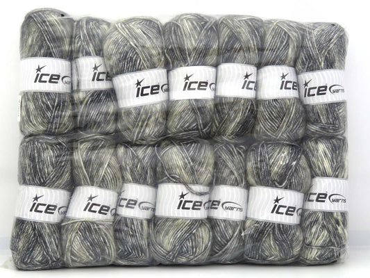 Mixed Lot Multicolor Winter Yarns