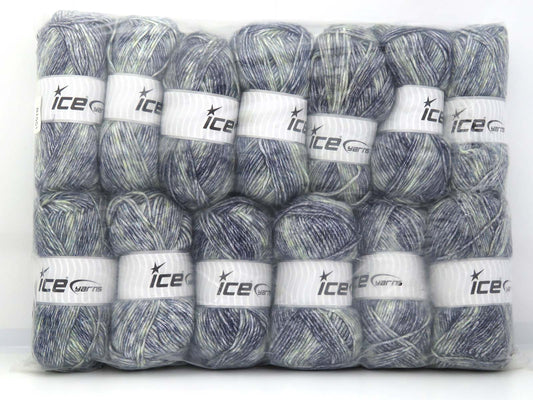Mixed Lot Multicolor Winter Yarns