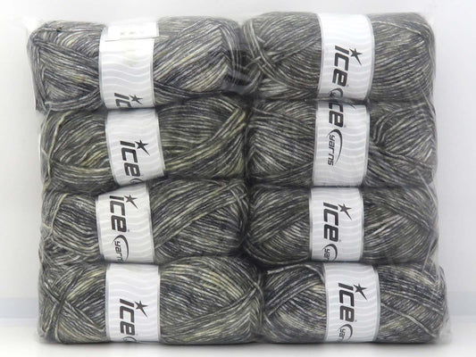 Mixed Lot Multicolor Winter Yarns
