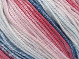 Ice Yarns Mona Lisa – Salmón, Rosa Claro, Blanco, Turquesa – 100 % Algodón