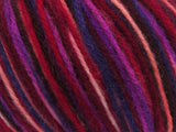 Ice Yarns Wool Varicolor Worsted – Burgundy Shades, Purple Shades, Pink Shades – 25% Wool, 75% Acrylic