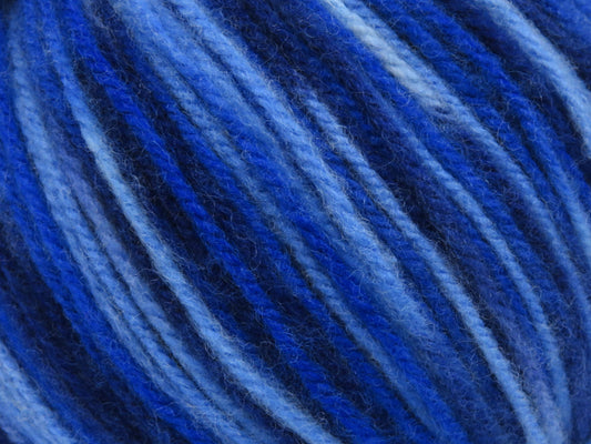 Laine peignée multicolore
